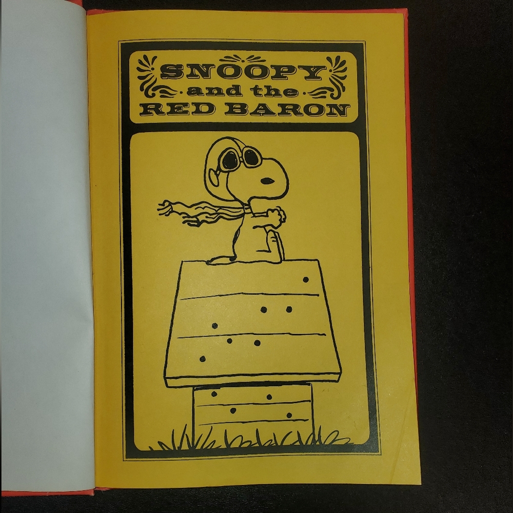 First Edition Snoopy and the Red Baron Book By Charles M. Schultz‎ - 1966 - Picture 3 of 11